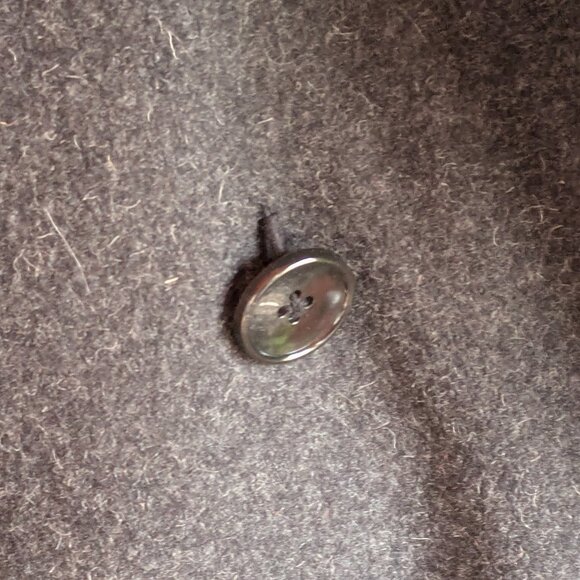 GAP Wool-Blend Peacoat | Small | Charcoal Grey | Double-Breasted | Inside Pocket - Picture 6 of 6